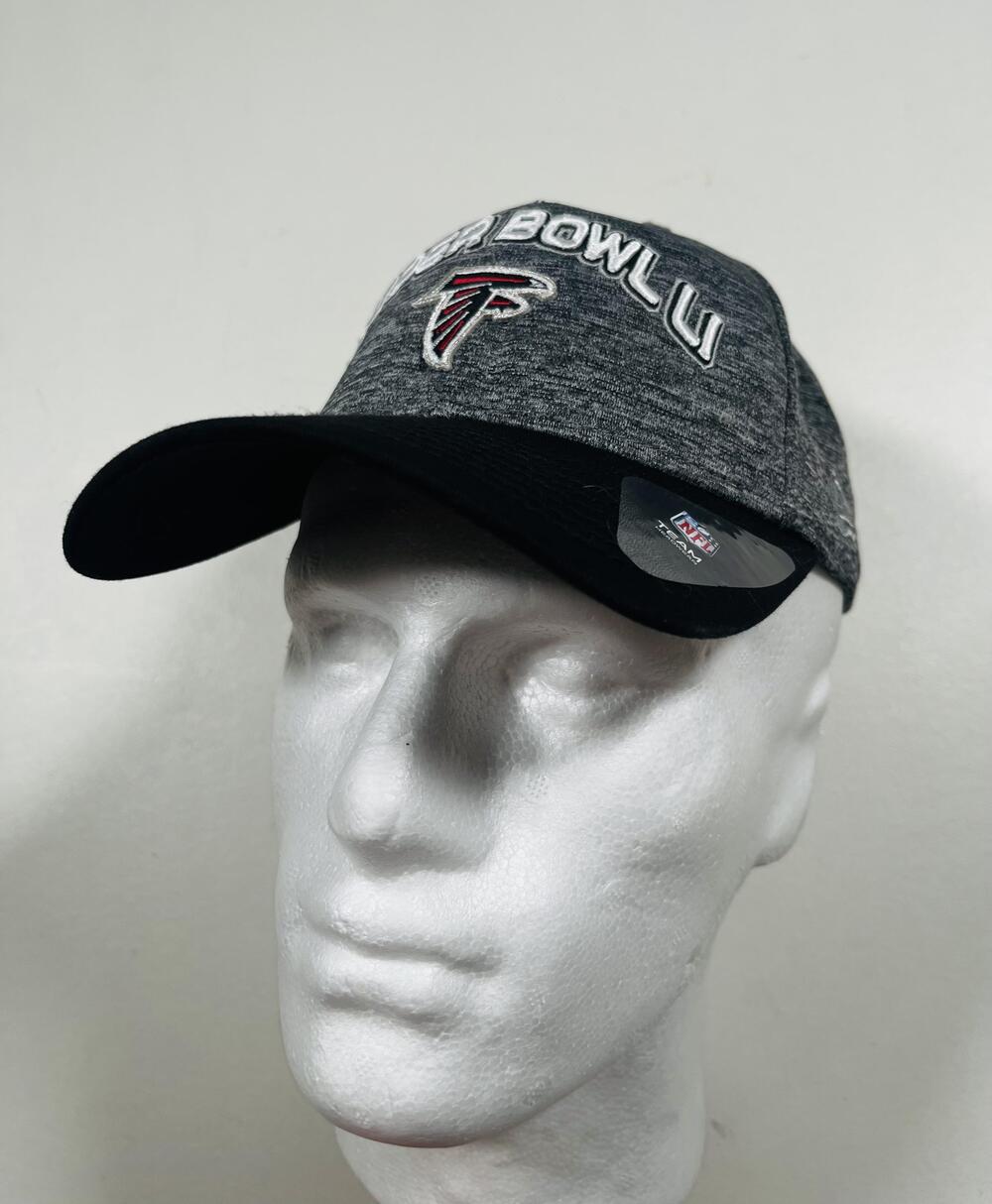 Atlanta Falcons Super Bowl LI Hat Cap Strap Back Mens One Size Gray NFL New Era